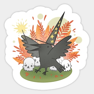 Magic raven Sticker